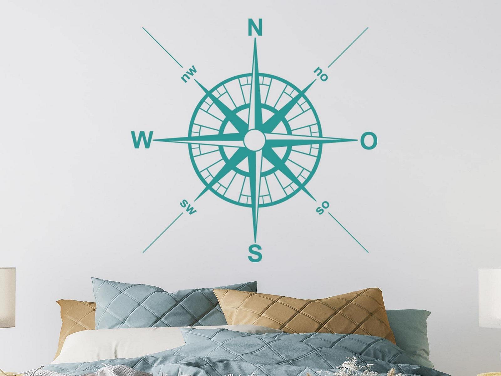 Наклейка на стіну GRAZDesign Compass 30 x 30 см Чорна (070), фото №4 Наклейка на стіну GRAZDesign Compass 30 x 30 см Чорна (070), фото №4
