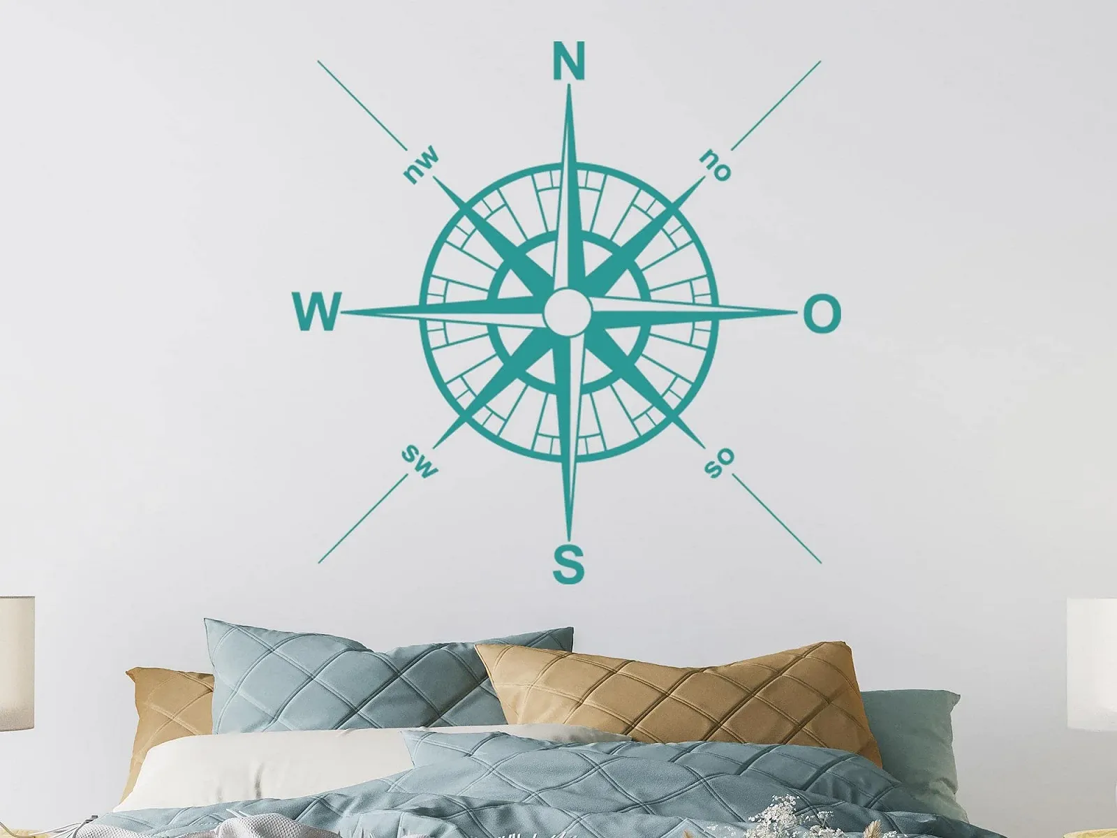 Наклейка на стену GRAZDesign Compass 30 x 30 см Черная (070), фото №4