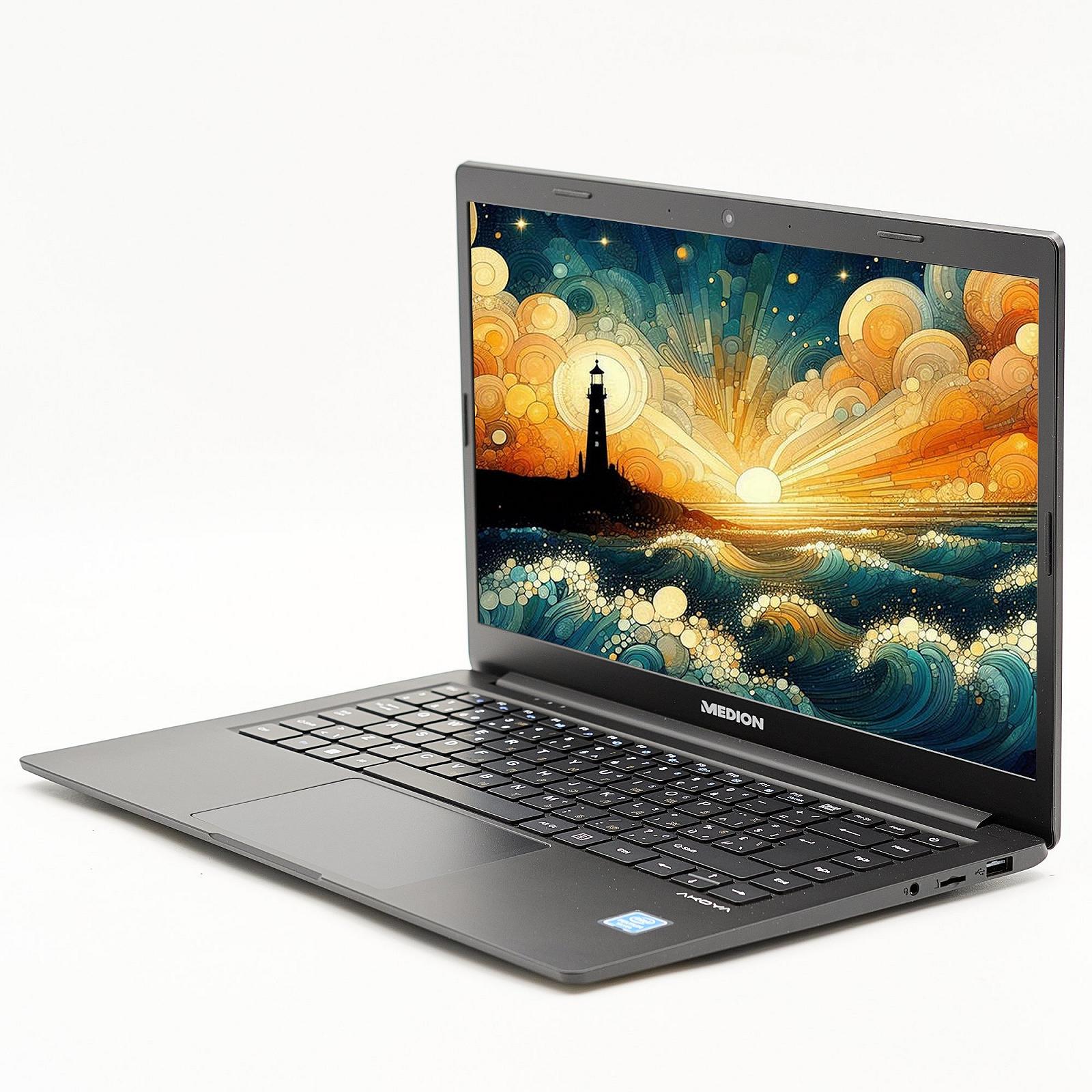 Ноутбук 14" Medion (Lenovo Group) Akoya E4252 Intel RAM 8 ГБ SSD 256 ГБ Intel Graphics Метал Ультрабук Win10 (4486), фото №4