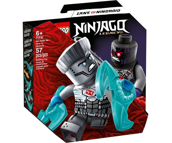 Конструктор LEGO NINJAGO Легендарные битвы Зейн против Ниндроида 71731, фото №1