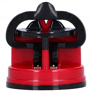 Ручна точилка для ножів та ножиць на присосці Red - Фото 1