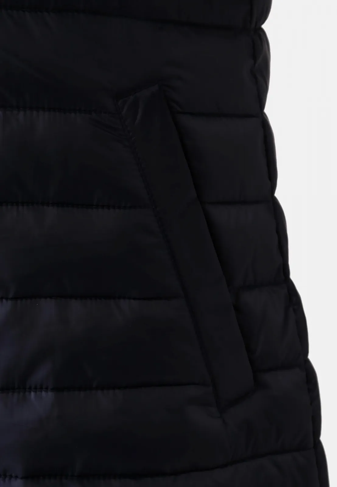 Жіноче Синє стьобане пальто з капюшоном, фото №5 Жіноче Синє стьобане пальто з капюшоном, фото №5