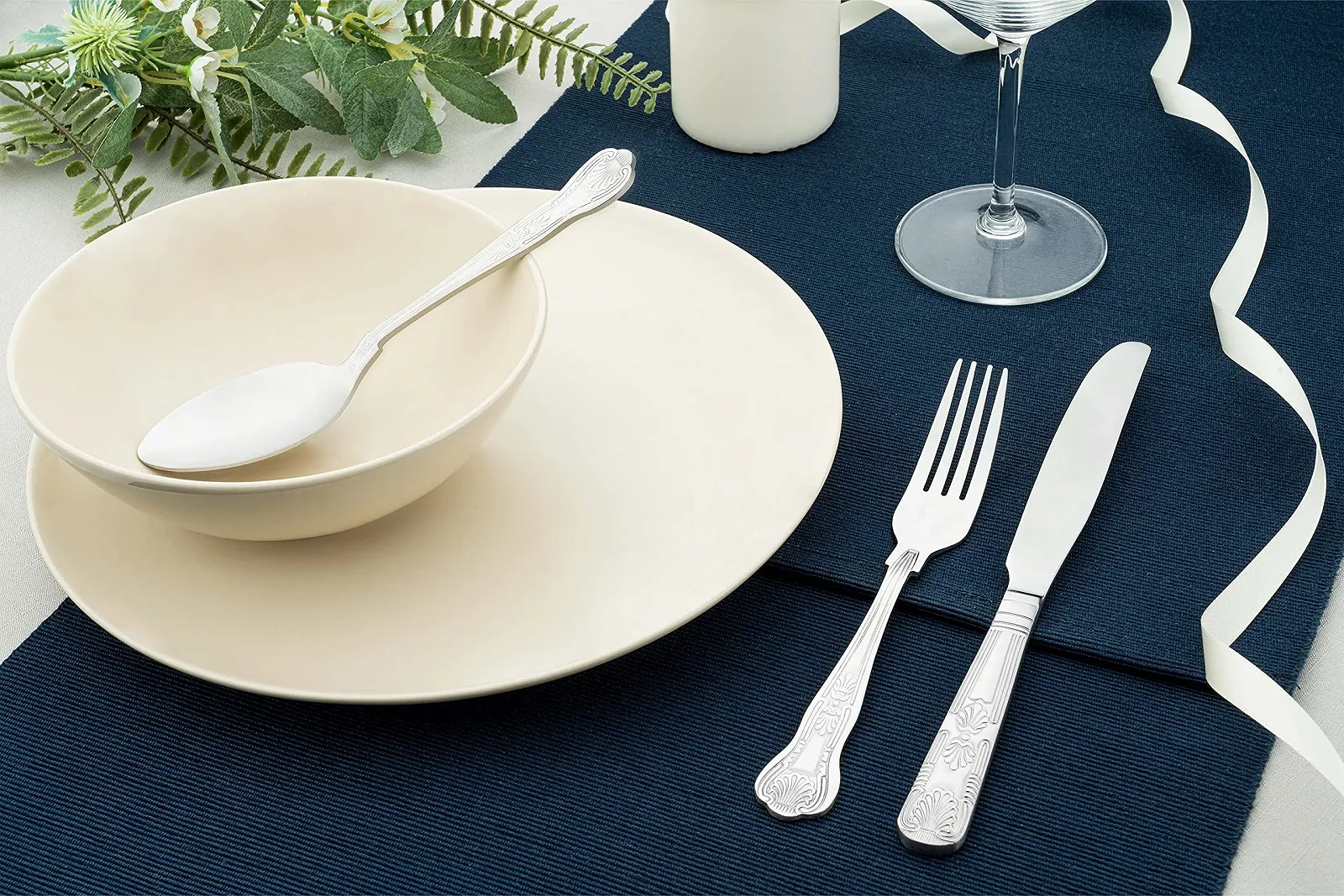 Ложка чайна Grunwerg Kings TESKGR, нержавіюча сталь 18/0, набір 12 штук, фото №4