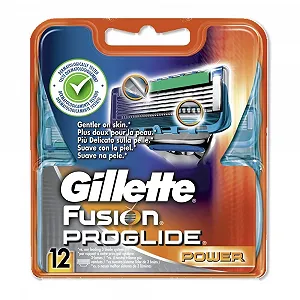 Сменные кассеты для бритья Gillette Fusion ProGlide Power (упаковка из 12 шт.) - Фото 1