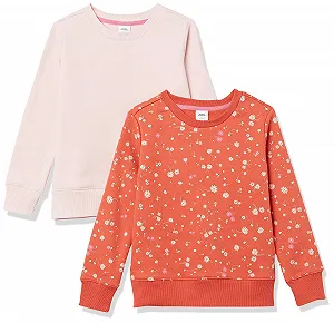 Джемпер Amazon Essentials Флисовый для девочек с круглым вырезом горловины - Фото 1