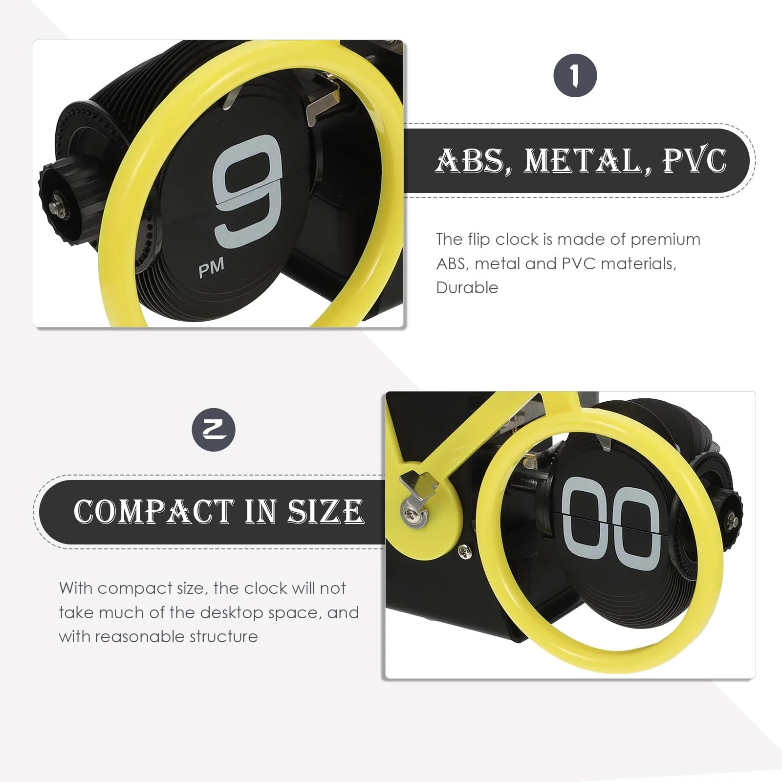 Перекидные часы в стиле ретро IMIKEYA, модель велосипеда, цифровые, маленькие, декоративные, фото №7