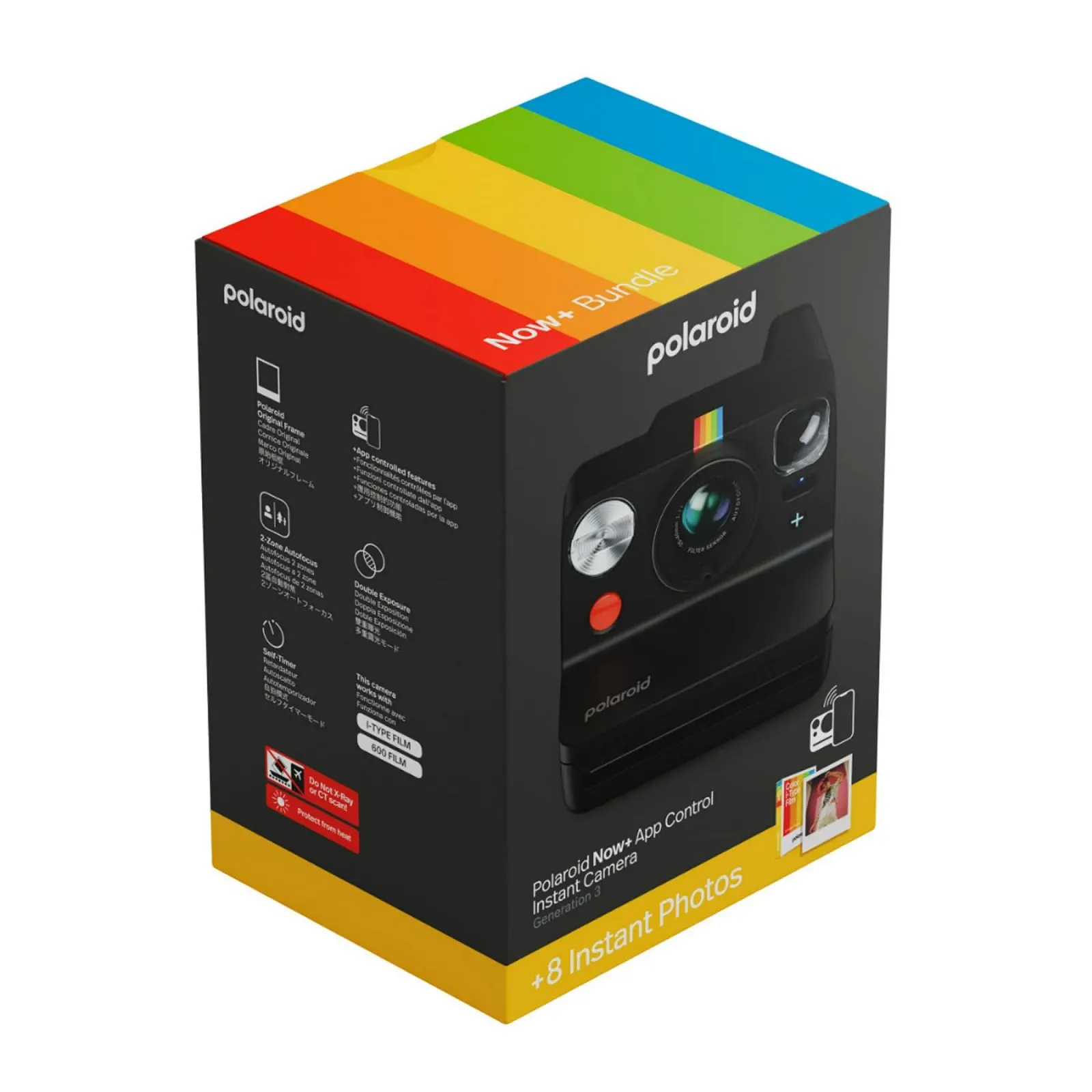 Фотокамера мгновенной печати Polaroid Now+ Gen 3 Black (8 Photos), фото №6