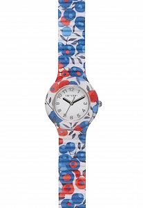 Жіночий годинник HIP HOP Колекція Berry & Blossom Силіконовий і тканинний ремінець Liberty London Квітковий візерунок Водонепроникний synthetic.ua - Фото 1