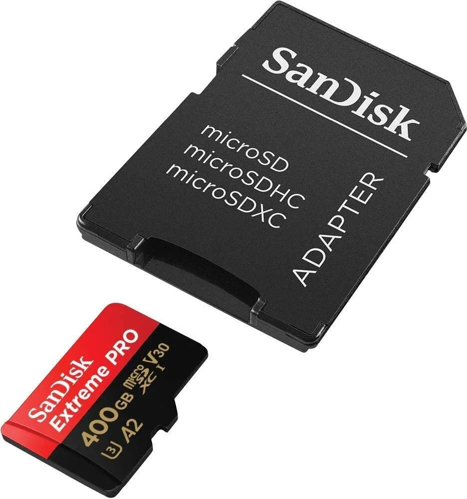Карта памяти SanDisk Extreme SDSQXCZ-400G-GN6MA, фото №3 Карта памяти SanDisk Extreme SDSQXCZ-400G-GN6MA, фото №3