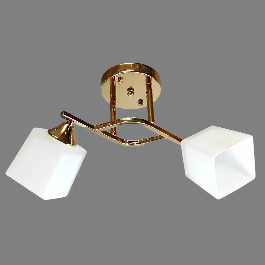 Підпотольна ластра Хай Тек на 2 плафоні Sirius 193064/2fg.sv, фото №1