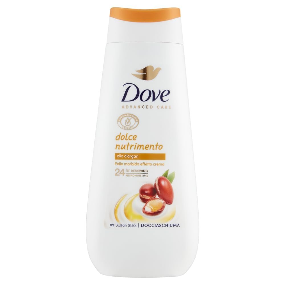 Гель для душу Dove Advanced Care з ефектом крему 225 мл, 6 шт + брелок, фото №5