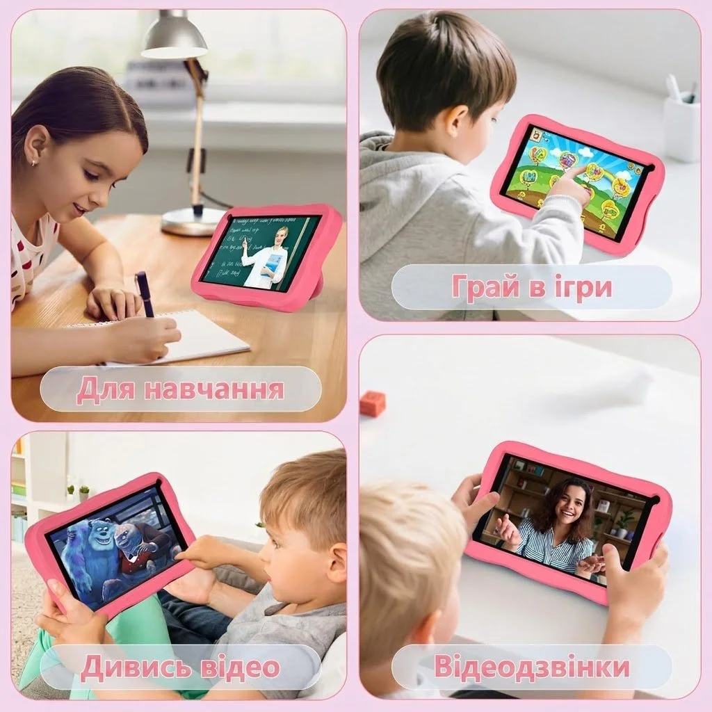 Планшет 7" SUMTAB K708 3/64Gb 4 ядра Android 13 Рожевий, фото №4 Планшет 7" SUMTAB K708 3/64Gb 4 ядра Android 13 Рожевий, фото №4