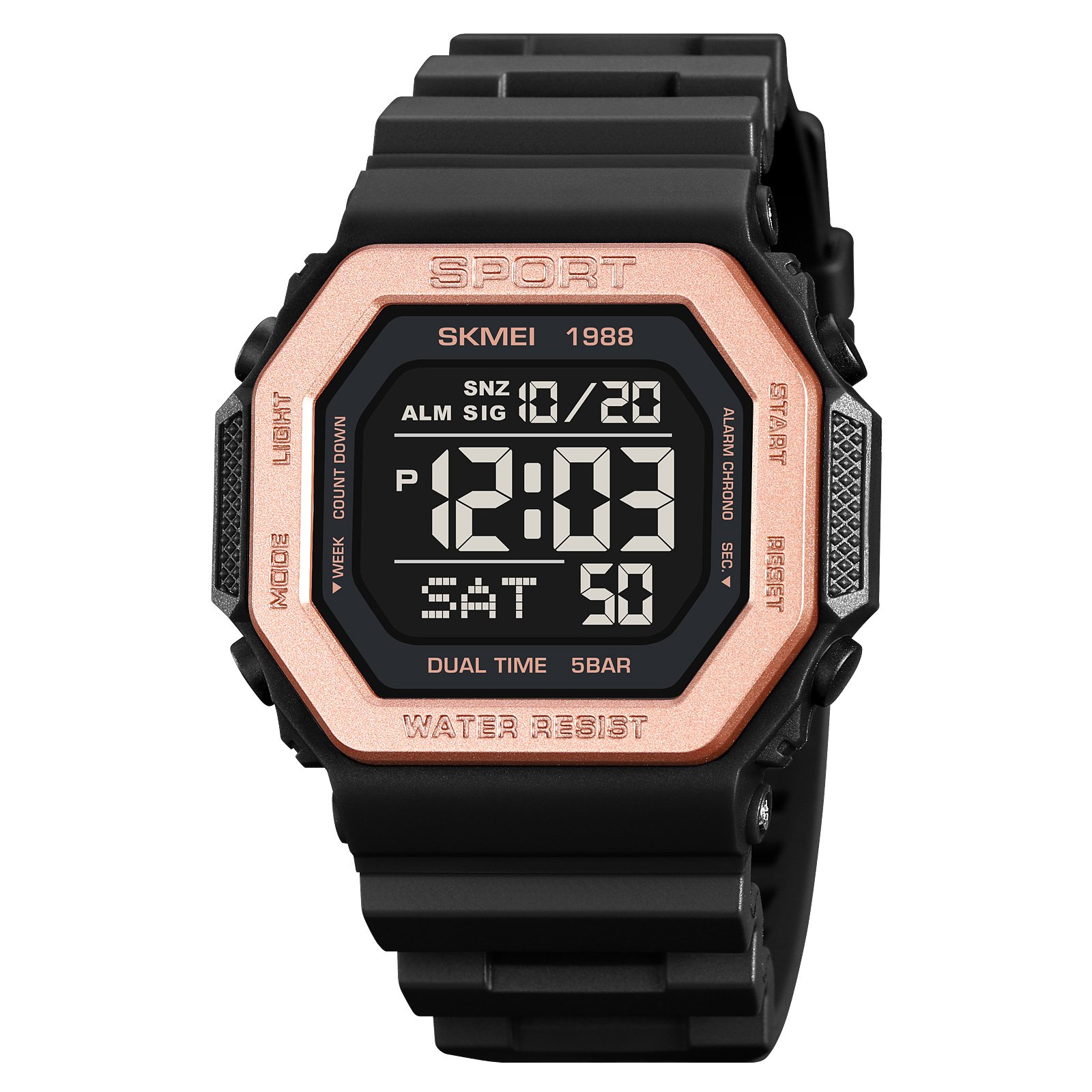 Годинник Skmei 1988RG Rose-Gold, фото №1