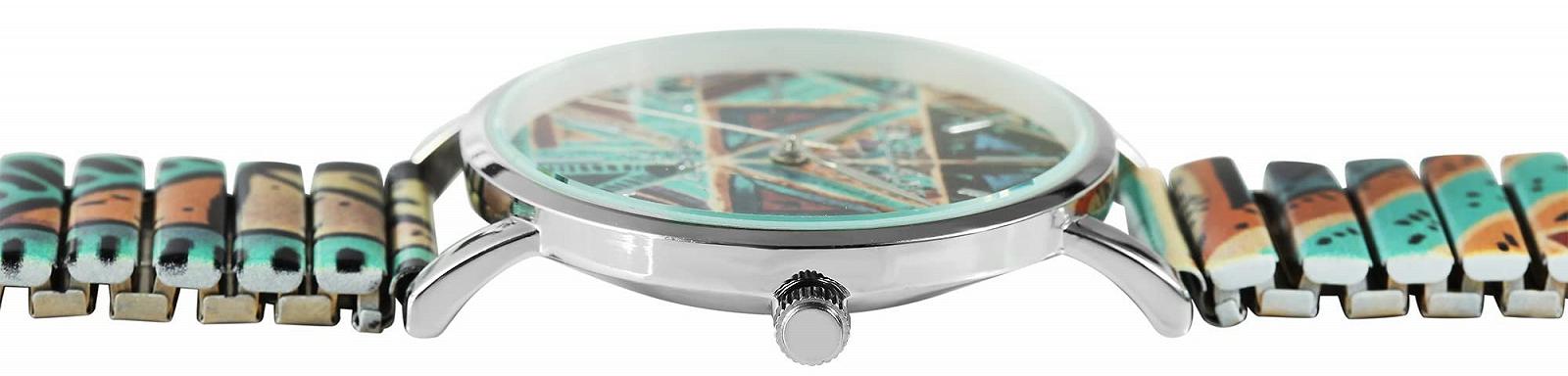 Годинник жіночий Excellanc 1700075 Зі стяжним ремінцем Нержавіюча сталь Різнокольоровий, фото №2