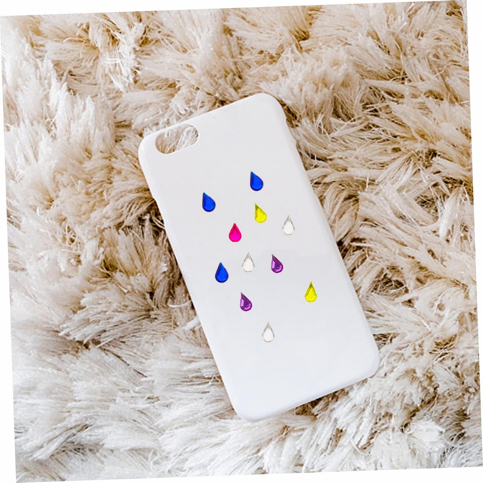 Наклейки стразы для макияжа глаз, 5 листов, фото №6