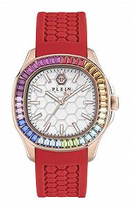 Женские часы Philipp Plein The $Pectre Lady Кварцевые Аналоговые Силиконовые - Фото 1