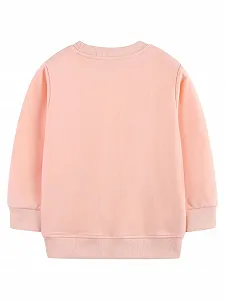 Світшот Raenseen для дівчат, з вишивкою кролика та квітковим візерунком synthetic.ua - Фото 1