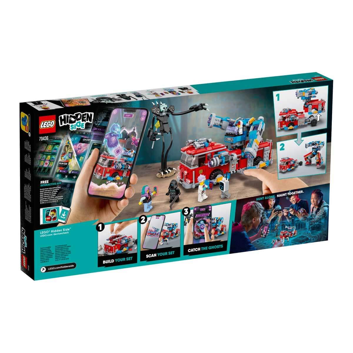 Игрушка LEGO Hidden Side Phantom Fire Engine 3000 AR App Interactive Multiplayer Augmented Reality Playset для iPhone/Android, фото №9