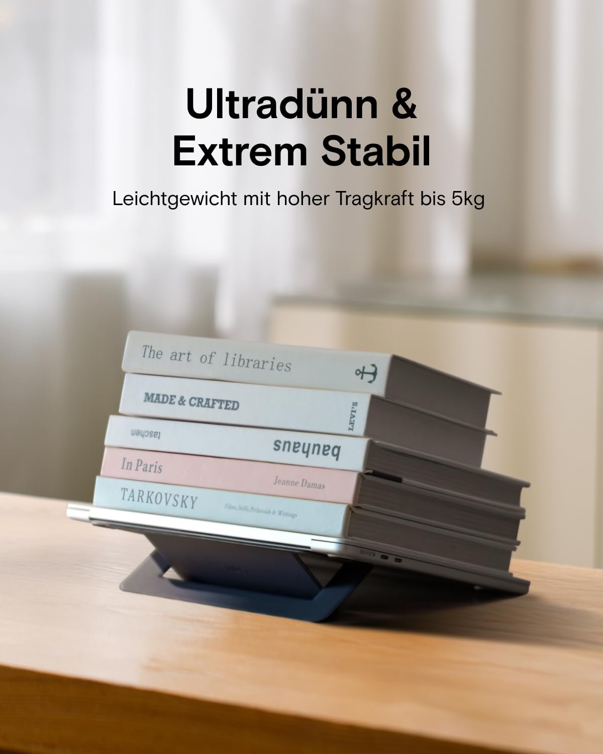 Підставка для ноутбука MOFT Invisible Airflow, з відкритим дизайном для відведення тепла, регульованим подвійним кутом, фото №7