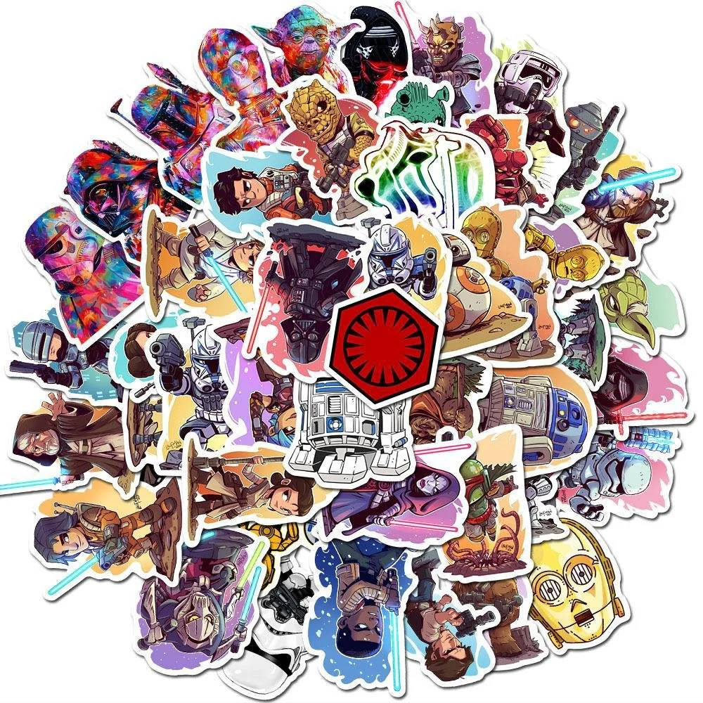 Стикеры Звездные войны Star Wars стикерпак наклейки набор наклейок 50 шт nak_81, фото №1