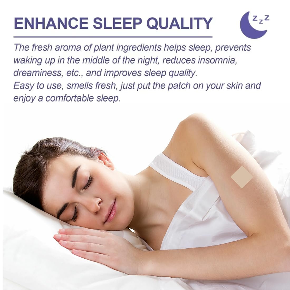 Пластирі для сну 96 шт., Натуральні для глибокого сну для покращення якості сну, фото №4 Пластирі для сну 96 шт., Натуральні для глибокого сну для покращення якості сну, фото №4