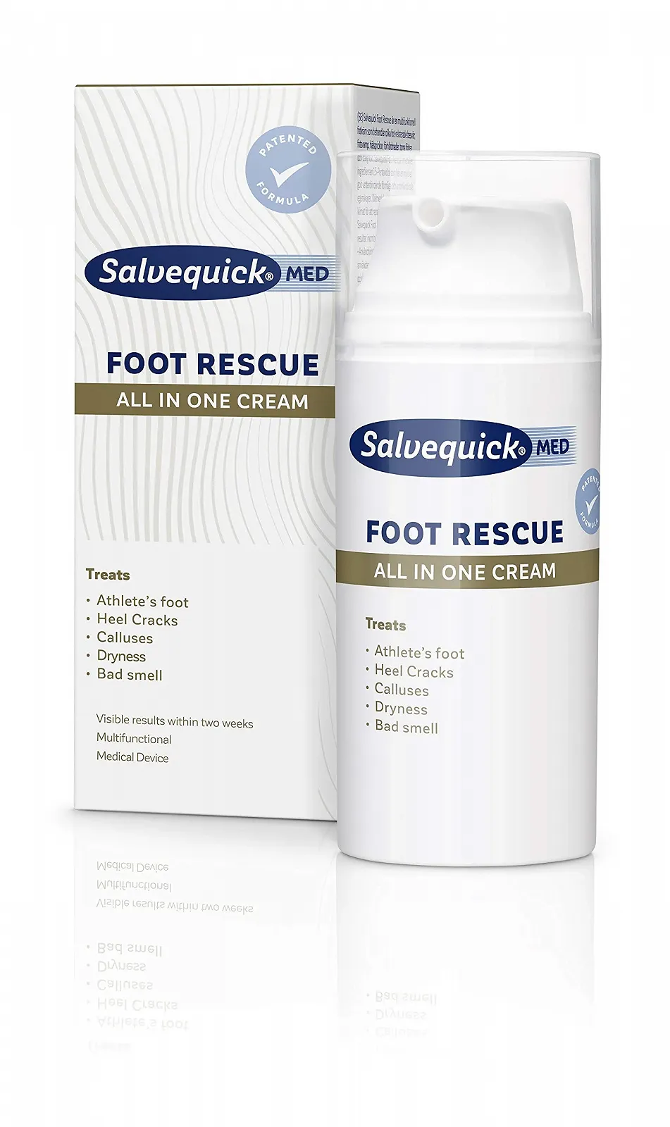 Крем для ног Salvequick Foot Rescue All in 1 увлажняющий 100 мл, фото №1