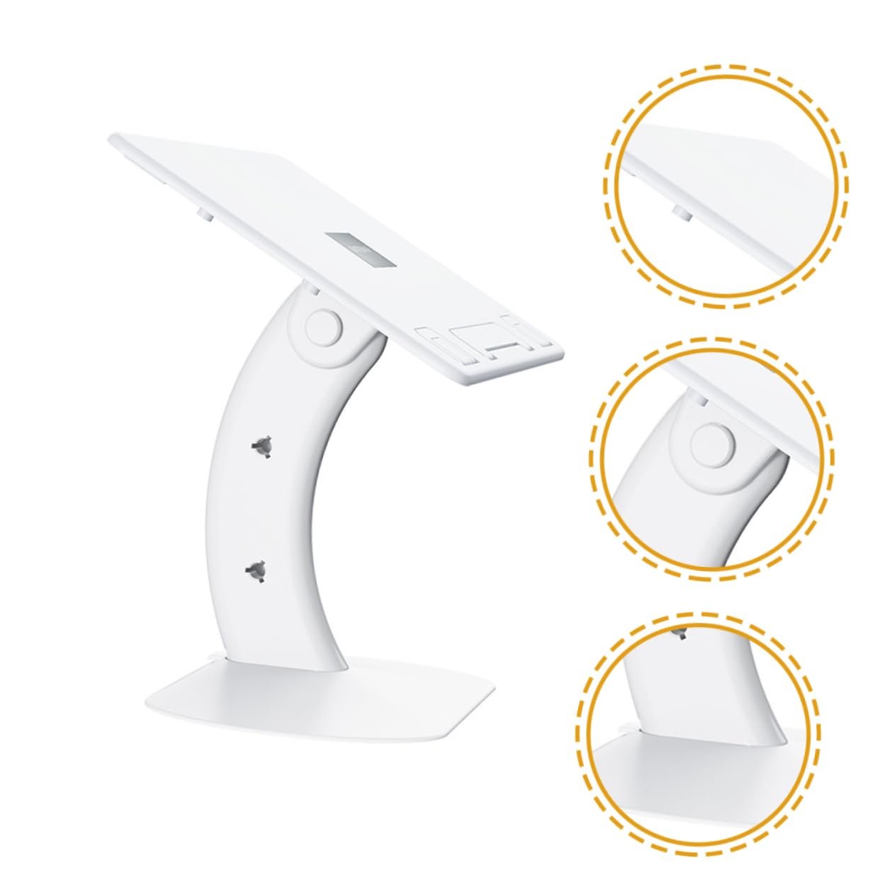 Підставка для ноутбука NUOBESTY, складана, з регулюванням висоти та кута нахилу, стабільна, нековзка, для навчання, фото №7