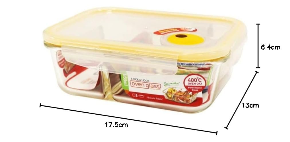 Контейнер для зберігання їжі LOCK & LOCK Oven Glass Скляний 630 ml, фото №3