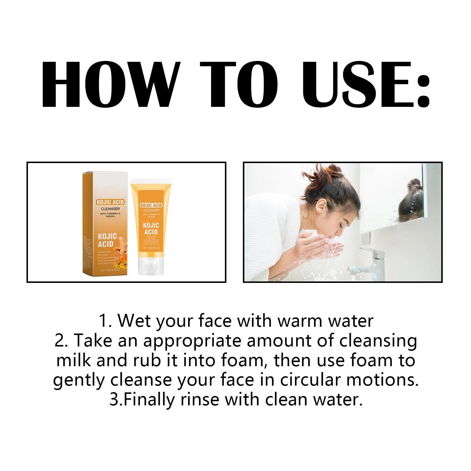 Ежедневное очищающее средство для лица, Сера для умывания лица и тела, Очищающее молочко и кремы, Снимает покраснение кожи, Уменьшает высыпания, Очищает кожу, Плотная пена, Универсальное применение для кожи, фото №6