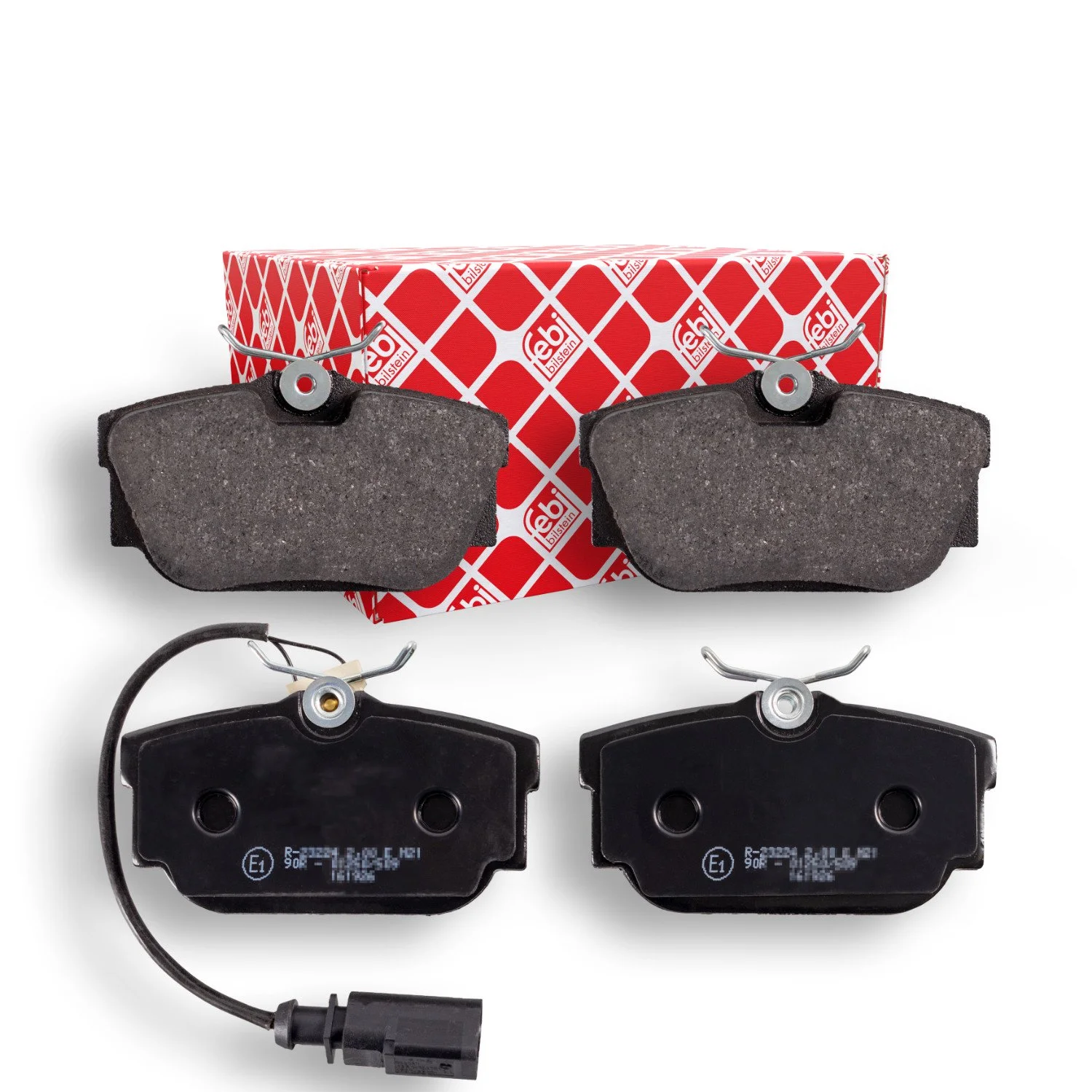 Комплект гальмівних колодок, дискові гальма FEBI BILSTEIN 16412 для VW, задня вісь, фото №1