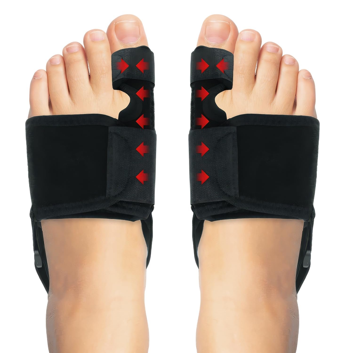 Коректор великого пальця стопи з алюмінієвою шиною для чоловіків та жінок, 1 пара, фото №1