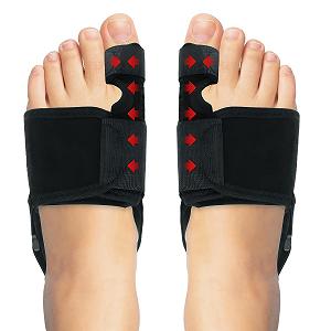 Коректор великого пальця стопи з алюмінієвою шиною для чоловіків та жінок, 1 пара - Фото 1