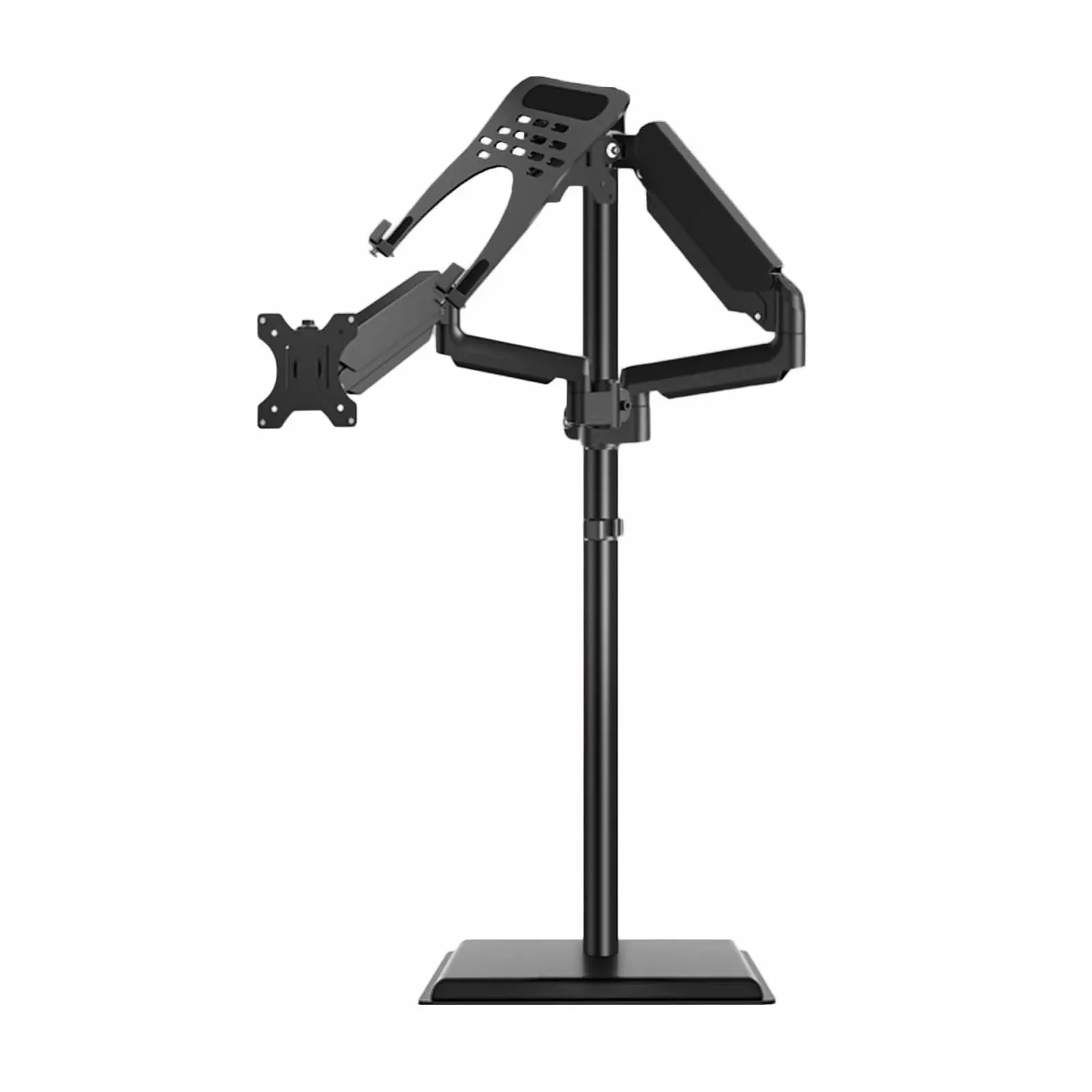 Напольная Стойка для Ноутбука, Стальная Подъемная Вращающаяся Стойка для Офиса Дома Улицы с Большой Грузоподъемностью, фото №1
