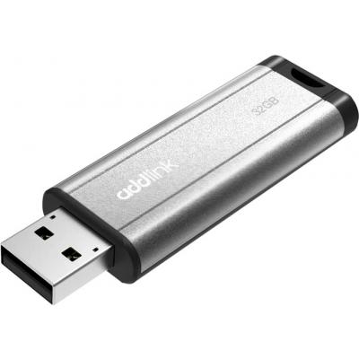 USB флеш-накопитель AddLink 32GB U25 Silver 2.0 ad32GBU25S2, фото №2