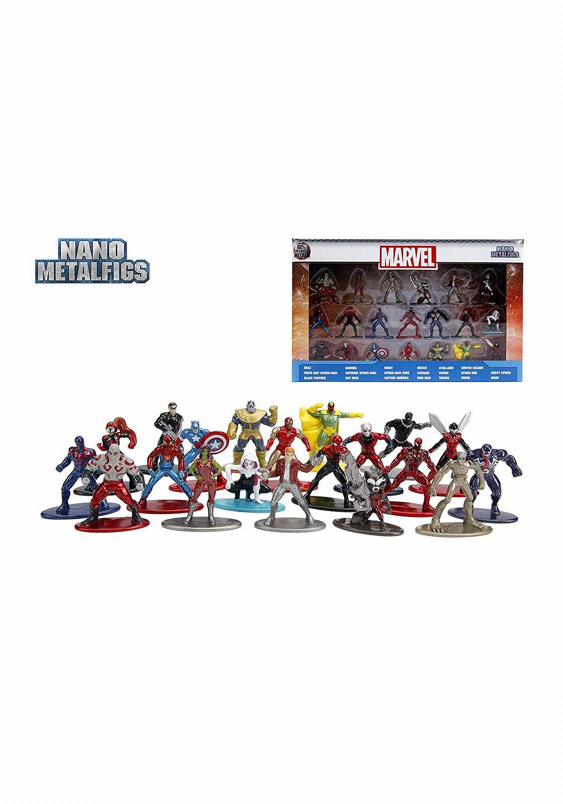 Фігурки Jada Toys Marvel Nano METALFIGS, 20 штук в упаковці, Wave 1, литі, 4.6 см, колекційні, 100% метал, фото №2