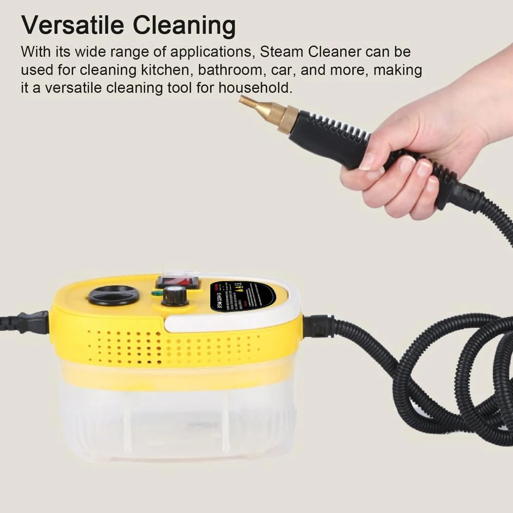 Пароочисник портативний ручний 2500 Вт високого тиску, фото №7