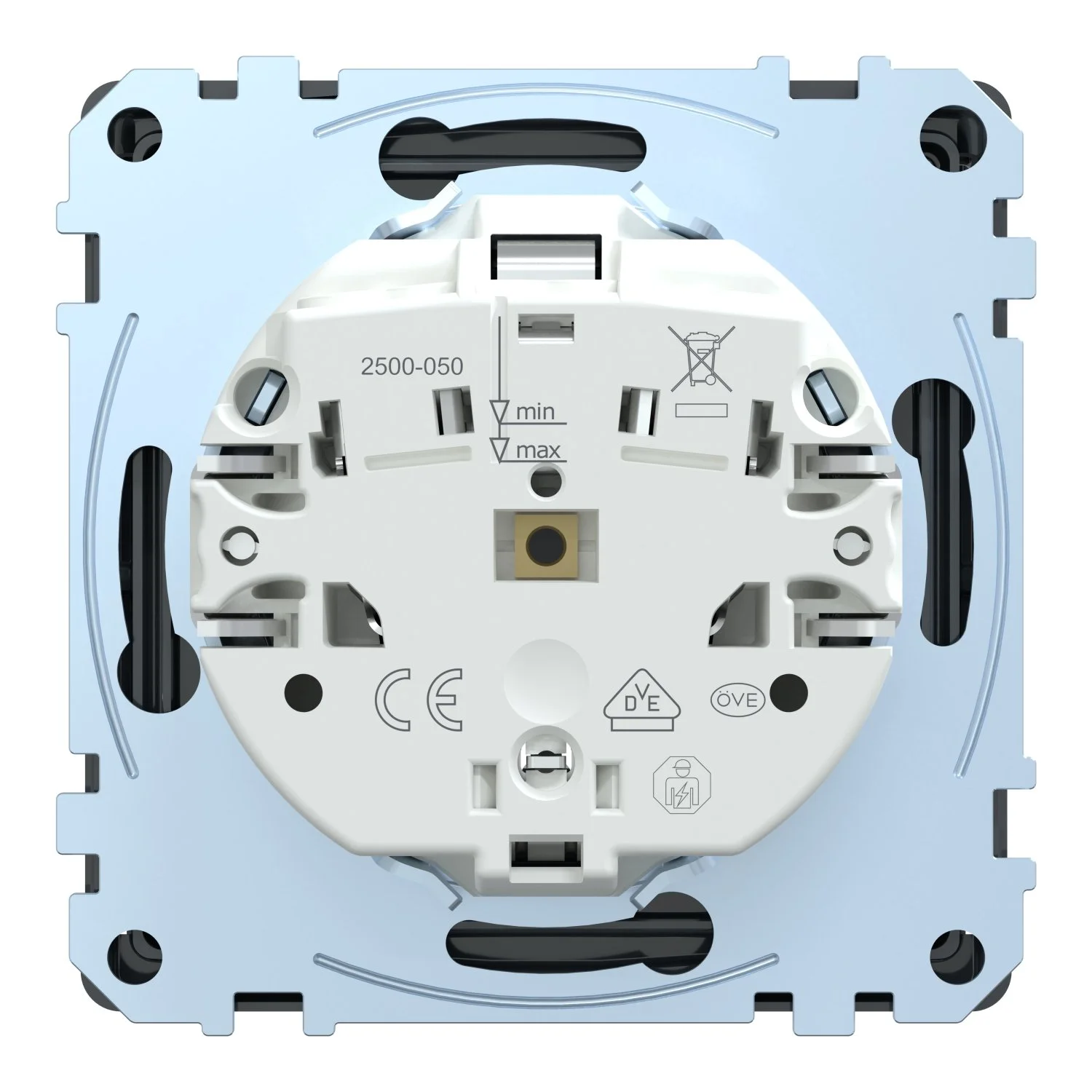 Розетка Schneider Electric Merten Aquadesign SCHUKO з кришкою та шторками Чорна, фото №7 Розетка Schneider Electric Merten Aquadesign SCHUKO з кришкою та шторками Чорна, фото №7