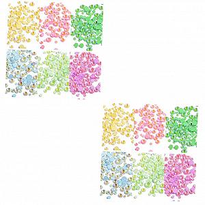 Стразы для ногтей Healvian, 2 шт., флуоресцентные цвета, для креативного маникюра и профессионального использования, легкие и долговечные для женщин - Фото 1