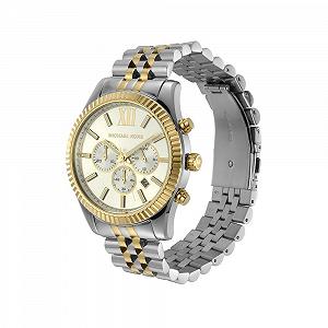 Чоловічий годинник MICHAEL KORS Lexington 45 мм, кварцовий хронограф, браслет з нержавіючої сталі synthetic.ua - Фото 1