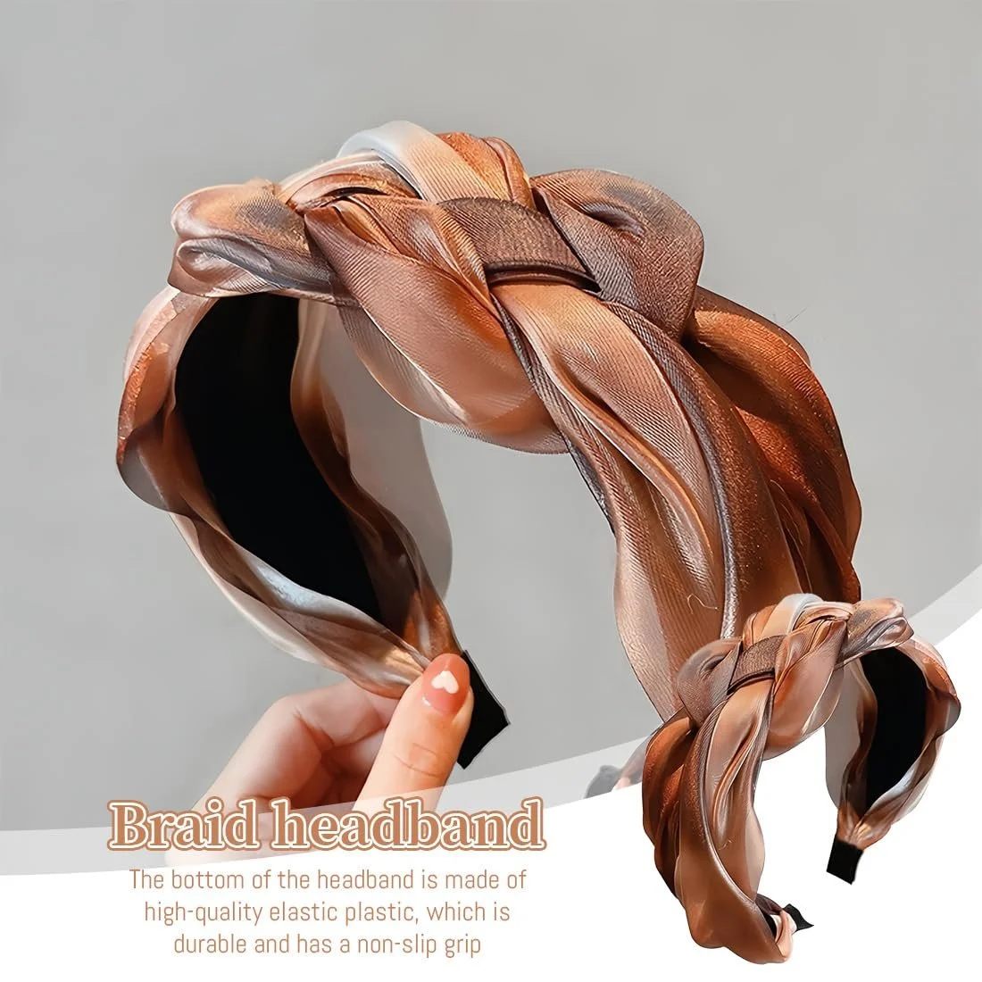 Обруч для волосся Широкий Вузол, фото №3