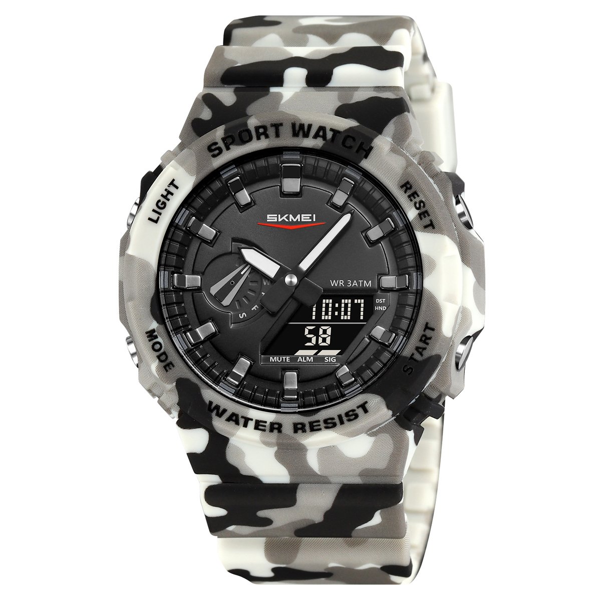 Годинник Skmei 2351CMGY Camo Grey, фото №1