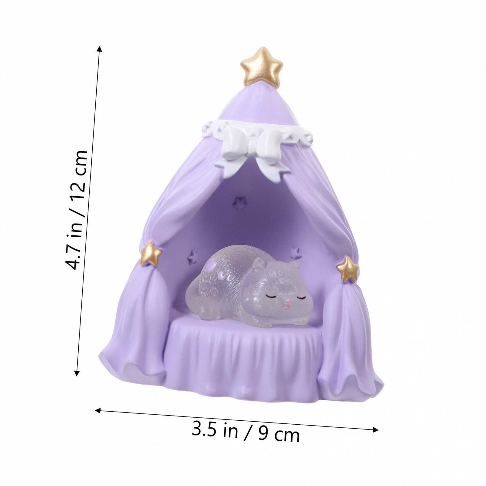 Лампа Housoutil Cat Night Light LED изменение цвета лиловая, фото №5 Лампа Housoutil Cat Night Light LED изменение цвета лиловая, фото №5