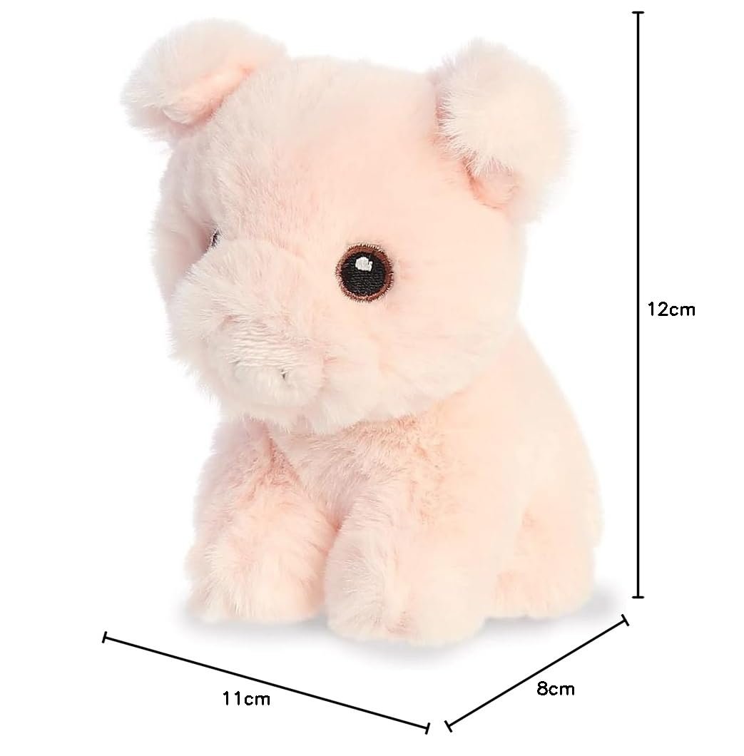 Мягкая игрушка Aurora Eco Nation Mini Pig 13 см Розовая, фото №5 Мягкая игрушка Aurora Eco Nation Mini Pig 13 см Розовая, фото №5