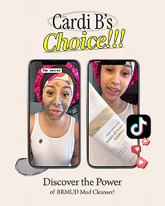 Маска для обличчя BRMUD Relief Mud Pack to Foam Cleaner 110 мл synthetic.ua - Фото 1