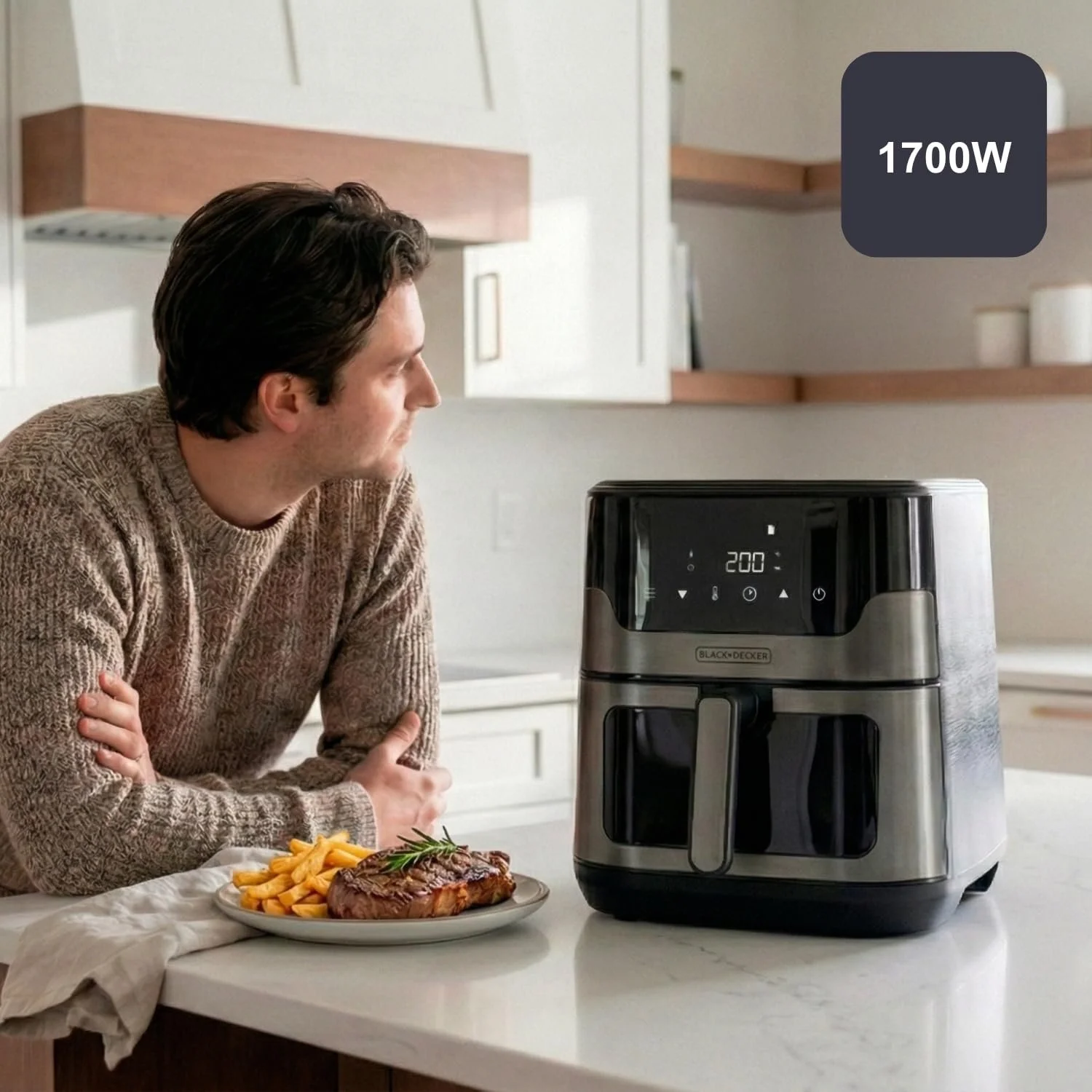 Мультипечь BLACK+DECKER 1700 Вт 8-9 человек, фото №5 Мультипечь BLACK+DECKER 1700 Вт 8-9 человек, фото №5