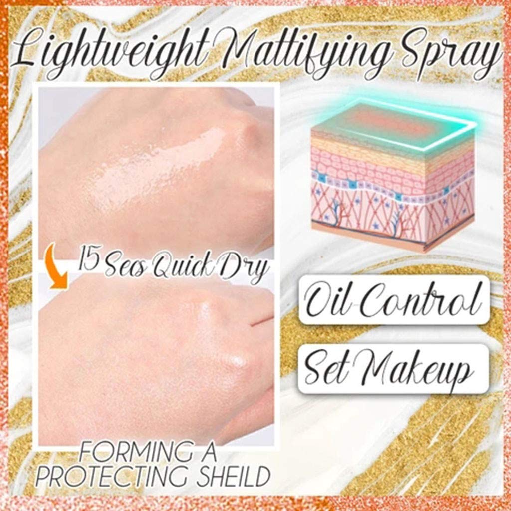 Спрей для фиксации макияжа Профессиональный Фиксирующий Спрей Водостойкий Потозащитный Долговечный Контроль Жира Увлажняющий Легкий Спрей-Текстура, фото №3