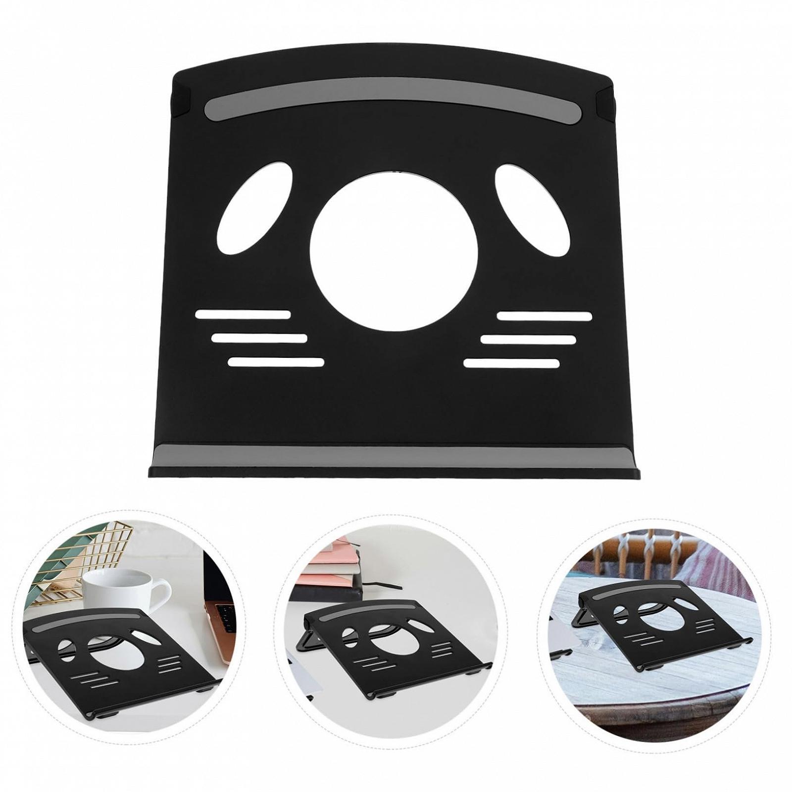 Подставка для ноутбука POPETPOP Регулируемая по высоте Портативная ABS Силиконовая Подставка для ноутбука Настольный держатель для ноутбука Планшет Эргономичная нескользящая Компактная для дома офиса, фото №6 Подставка для ноутбука POPETPOP Регулируемая по высоте Портативная ABS Силиконовая Подставка для ноутбука Настольный держатель для ноутбука Планшет Эргономичная нескользящая Компактная для дома офиса, фото №6