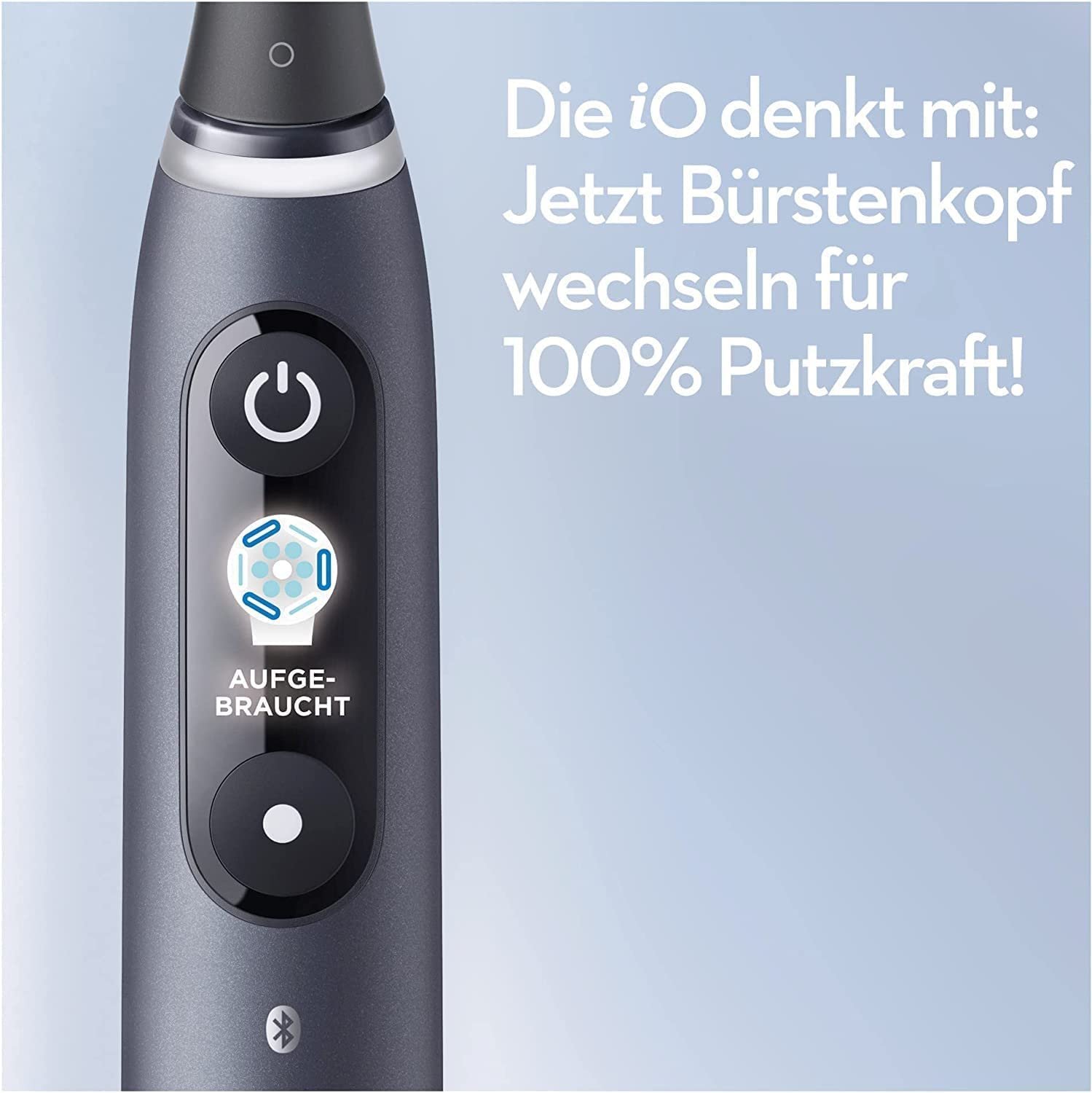 Электрическая зубная щетка Oral-B iO Series 8 Plus Edition, двойная упаковка и 3 сменные головки + 2 Ultimate Cleaning & 2 Gentle Cleaning, 6 режимов чистки, черный/фиолетовый, фото №8