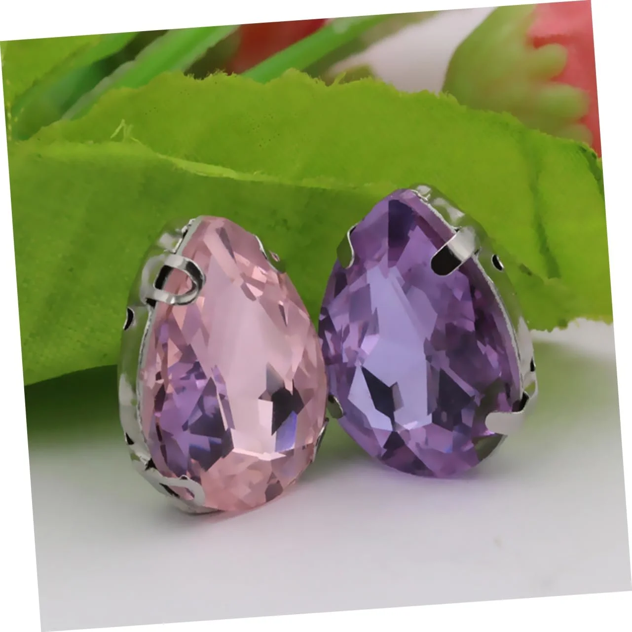 Стрази Крапля Води Скло для шиття 150 шт., фото №2