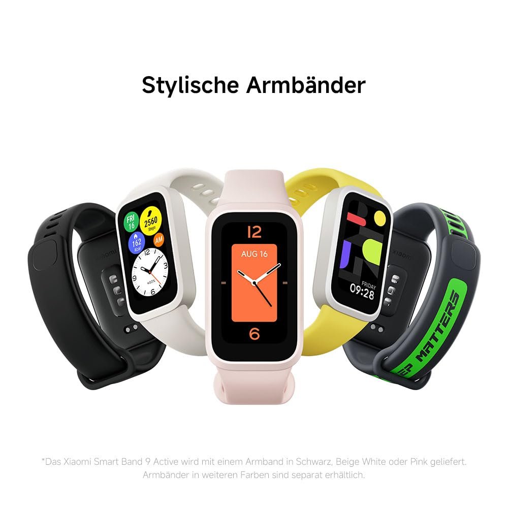Фитнес-браслет Xiaomi Smart Band 9 Active Черный 1.47 дюйма TFT, 450 нит, 50 спортивных режимов, датчик SPO₂, водонепроницаемость 5ATM, фото №5